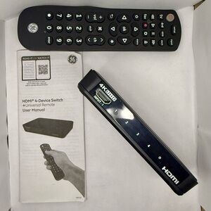 GE Pro HDMI 4-Device Switch + Universal Remote